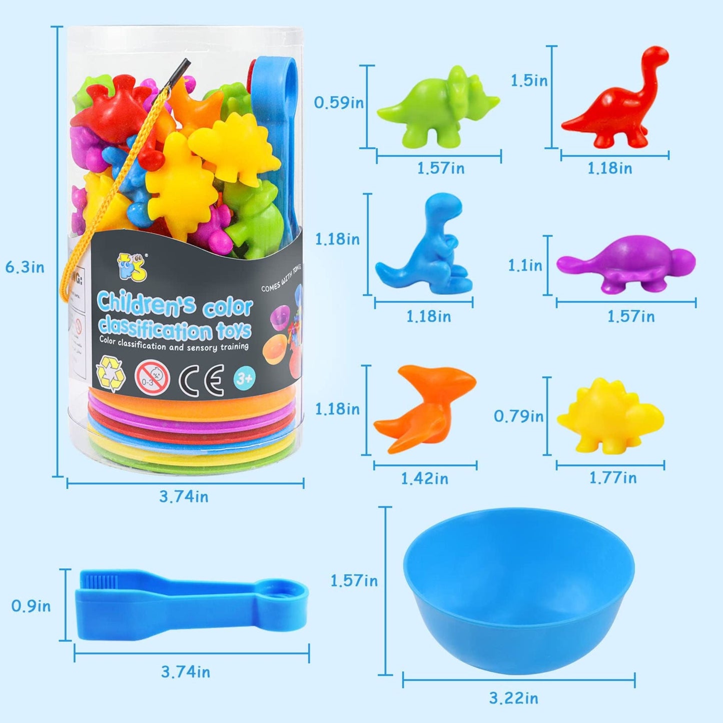 Montessori Dinosaurs Matching Game