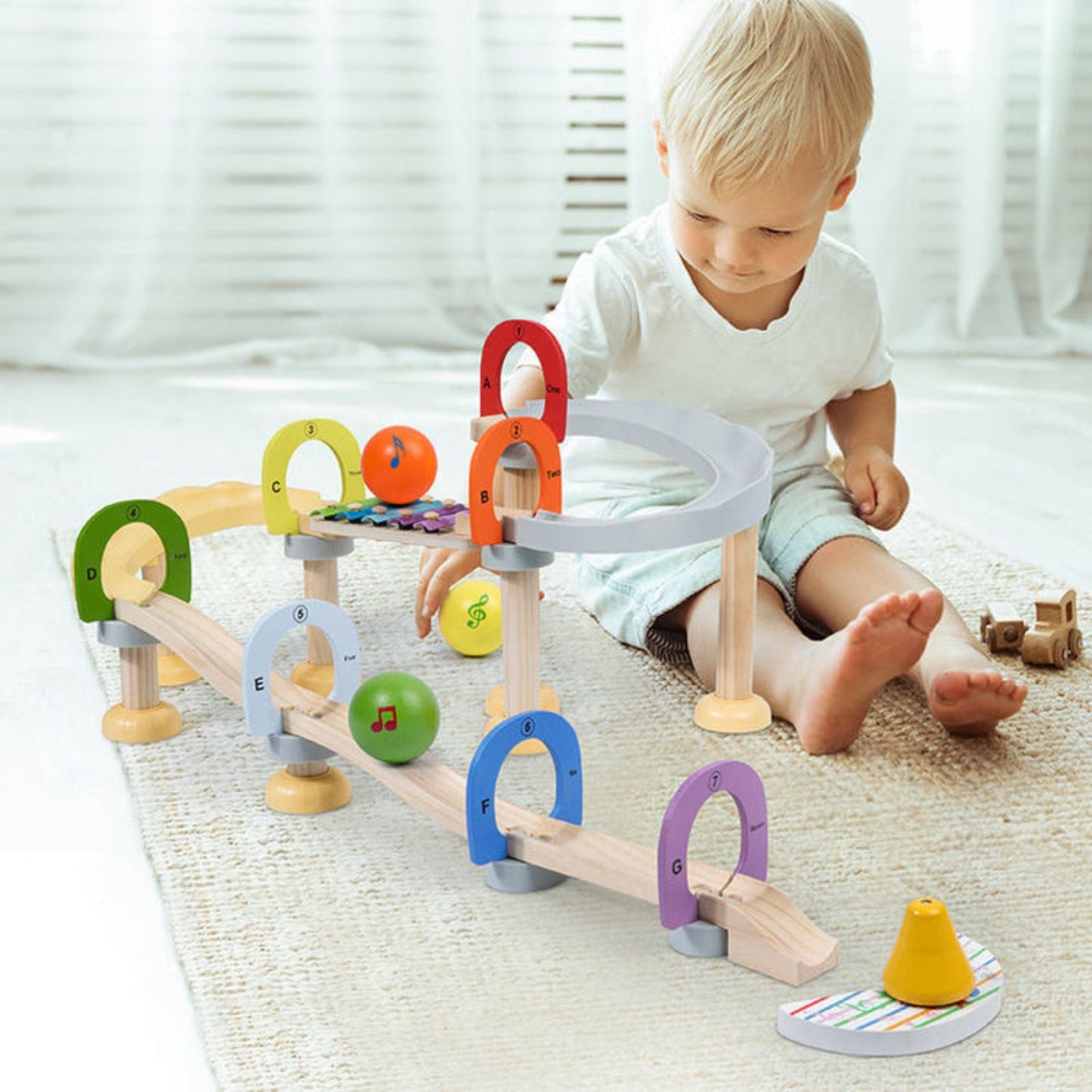 Montessori Musical Marble Run