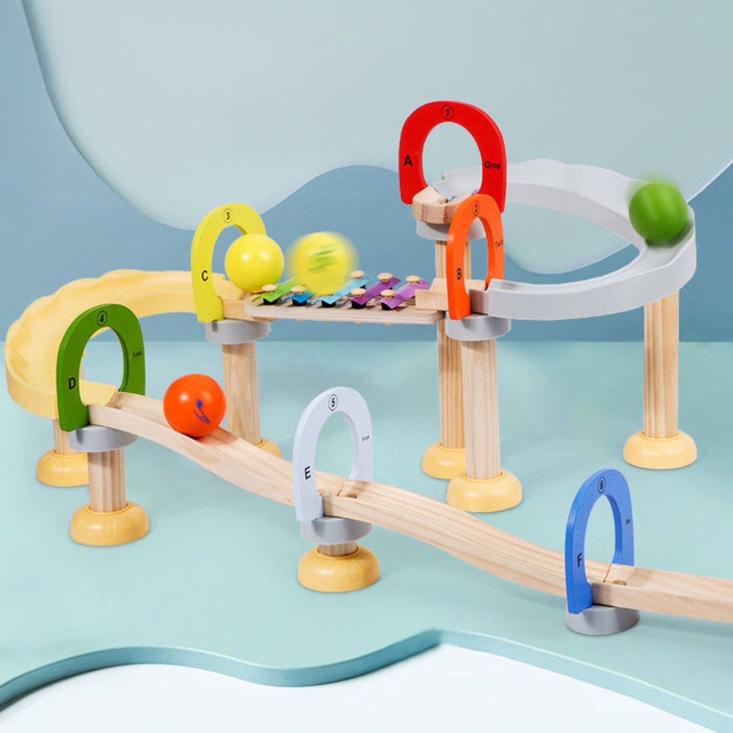 Montessori Musical Marble Run