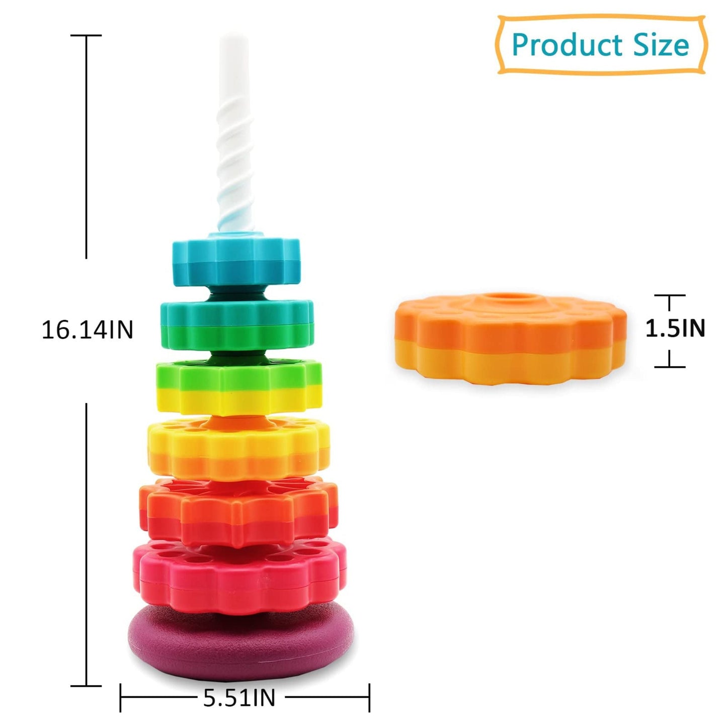 Montessori Rainbow Tower