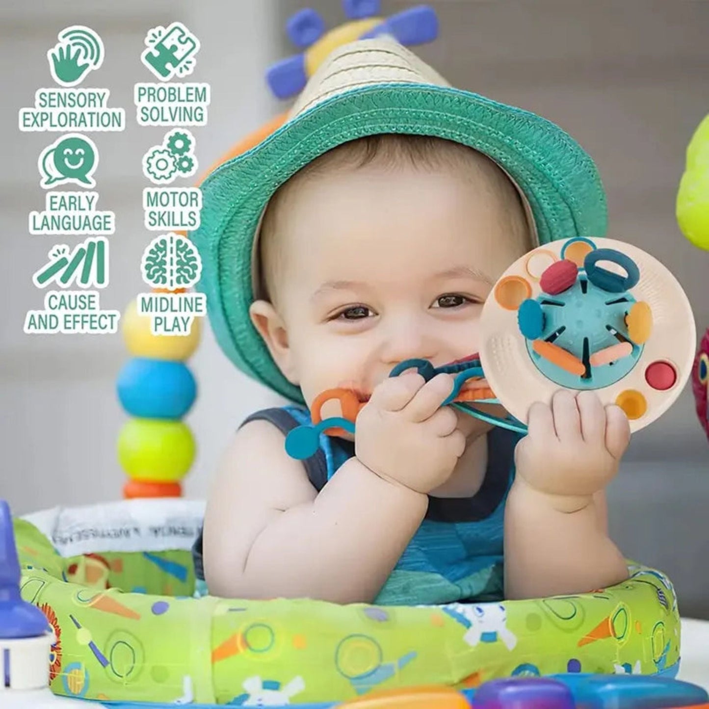Montessori Silicone Pulling Toy