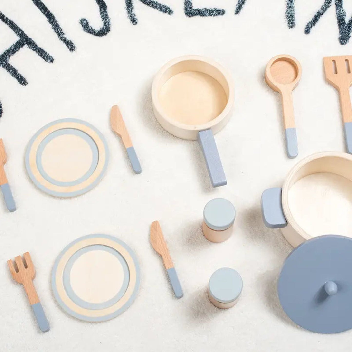 Montessori Wooden Kitchen Toy Set