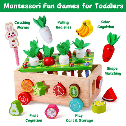 Montessori Farm Harvest Set