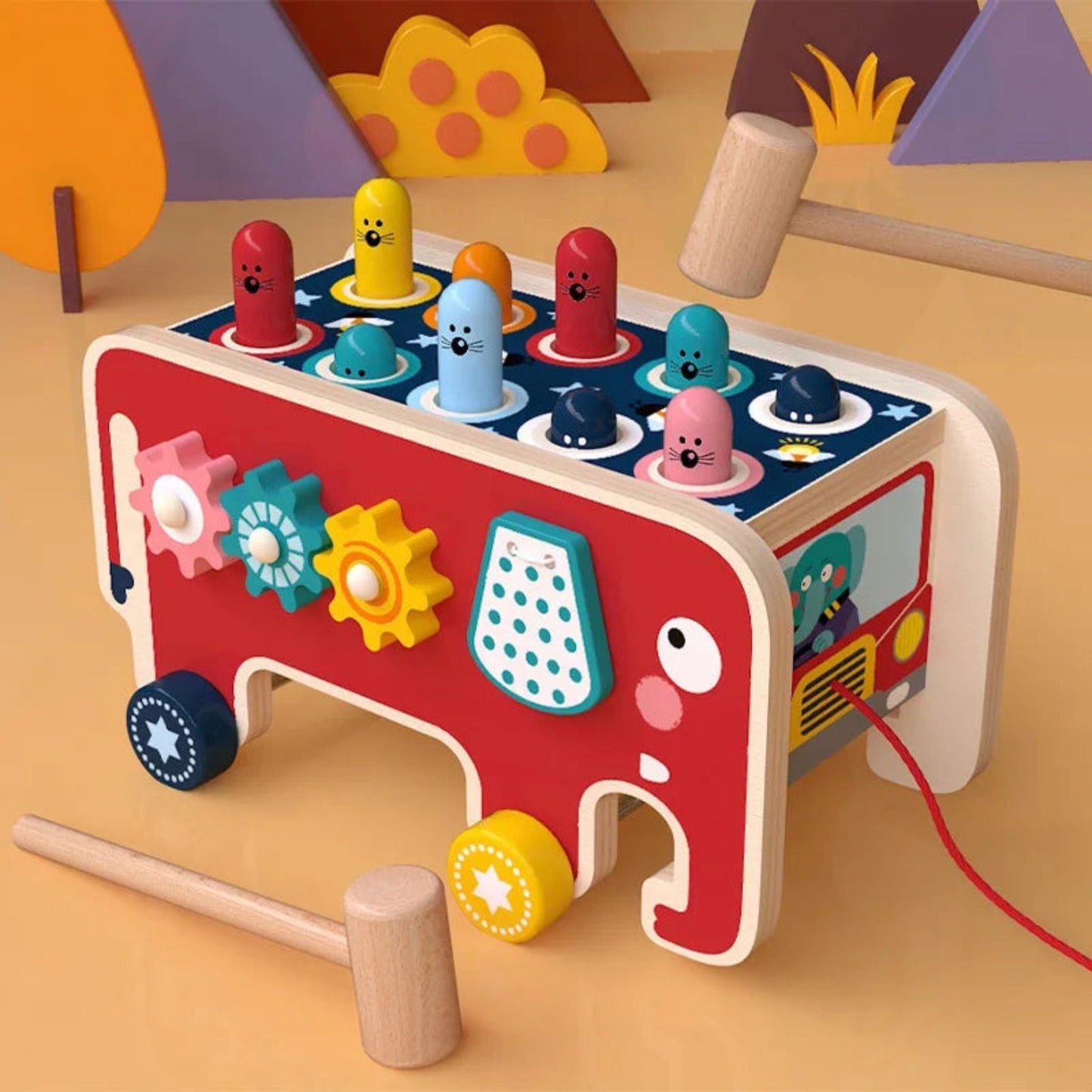 Montessori Wooden Whack-A-Mole
