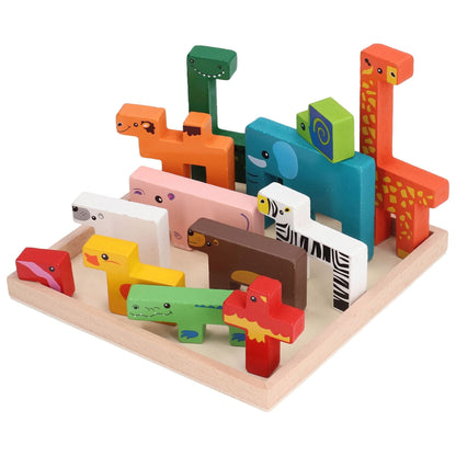 Montessori Animal Building Blocks
