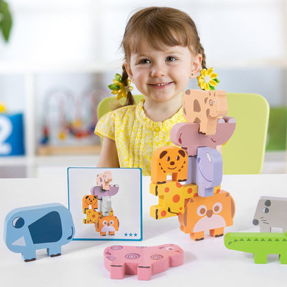 Montessori Animal Stacking Blocks