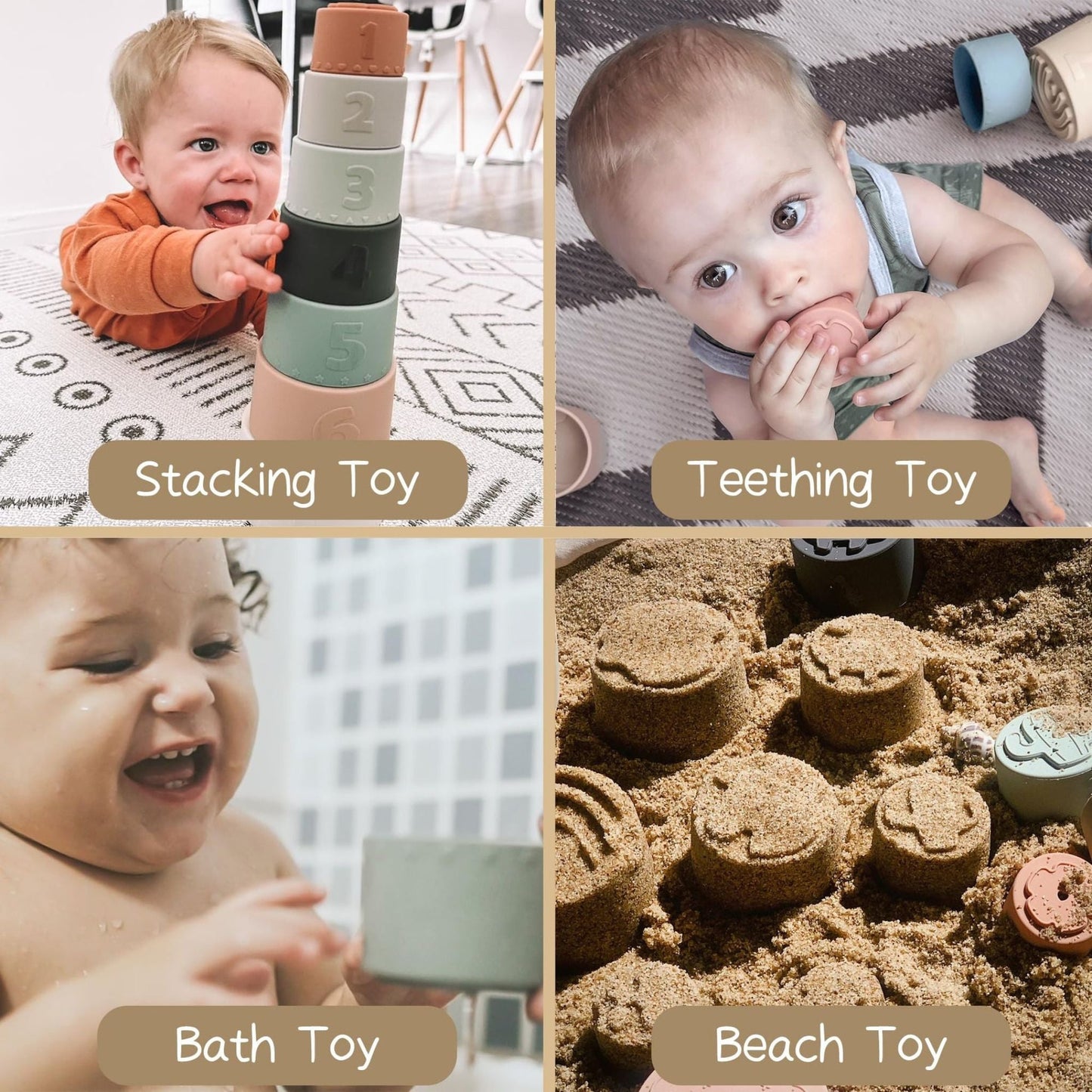 Montessori Baby Stacking Cups