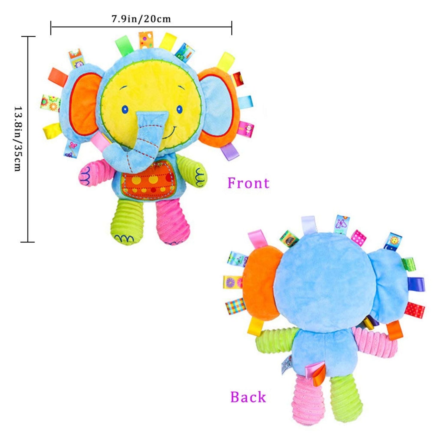 Montessori Baby Stuffed Elephant