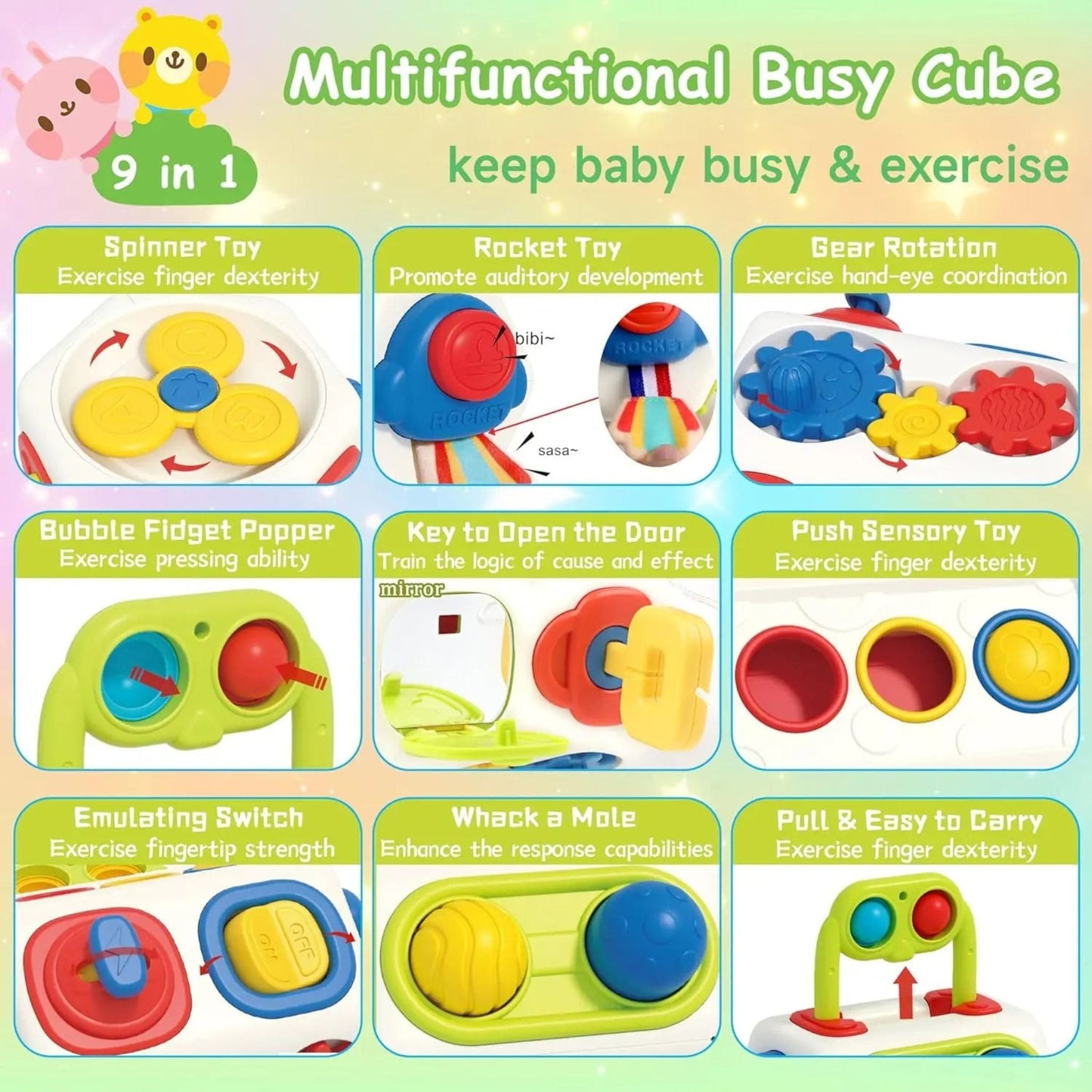Montessori Busy Cube