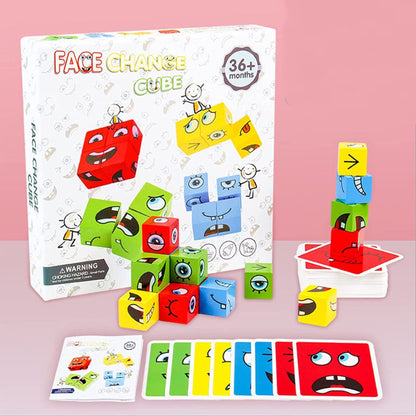 Montessori Face Change Cubes