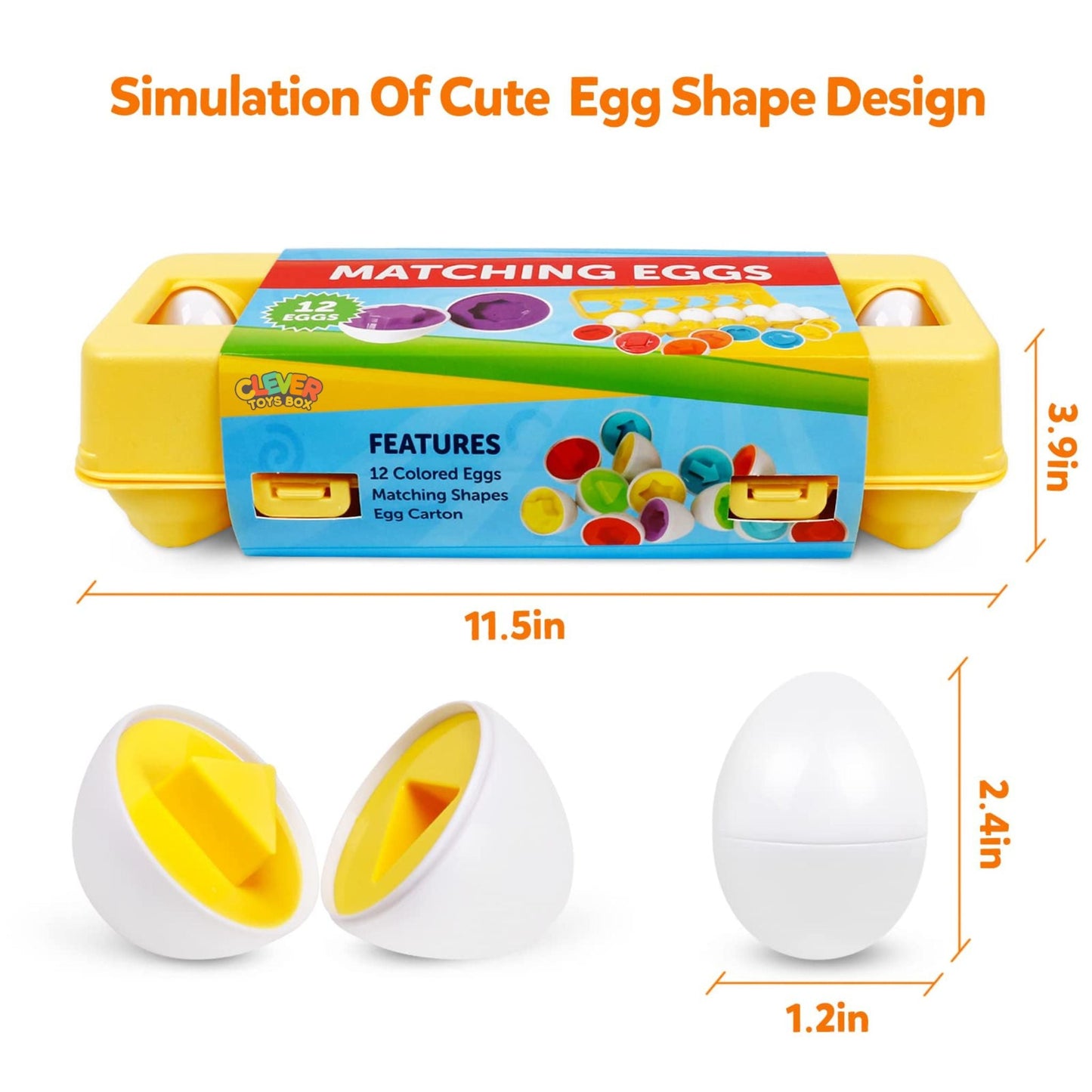 Montessori Geometric Eggs