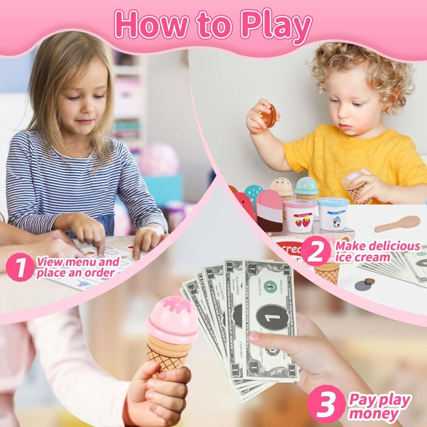 Montessori Ice Cream Counter