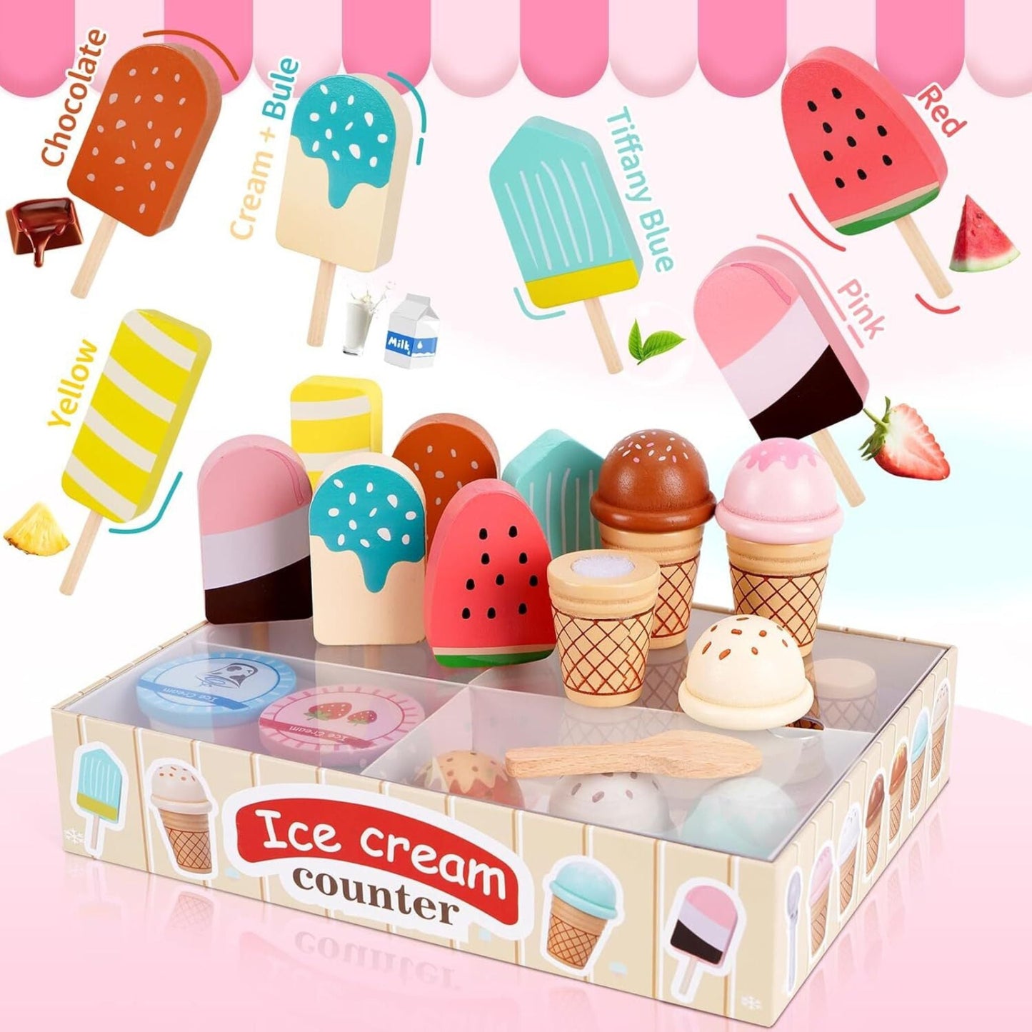 Montessori Ice Cream Counter