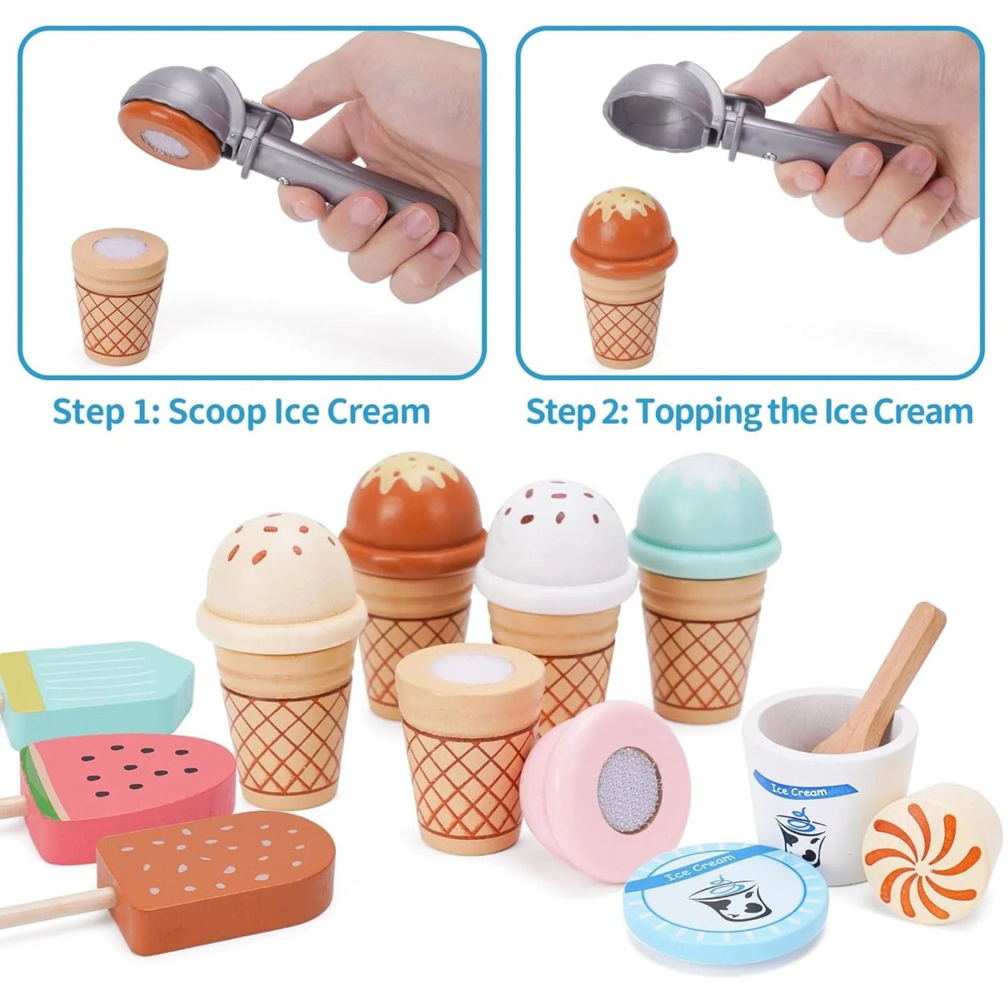 Montessori Ice Cream Counter