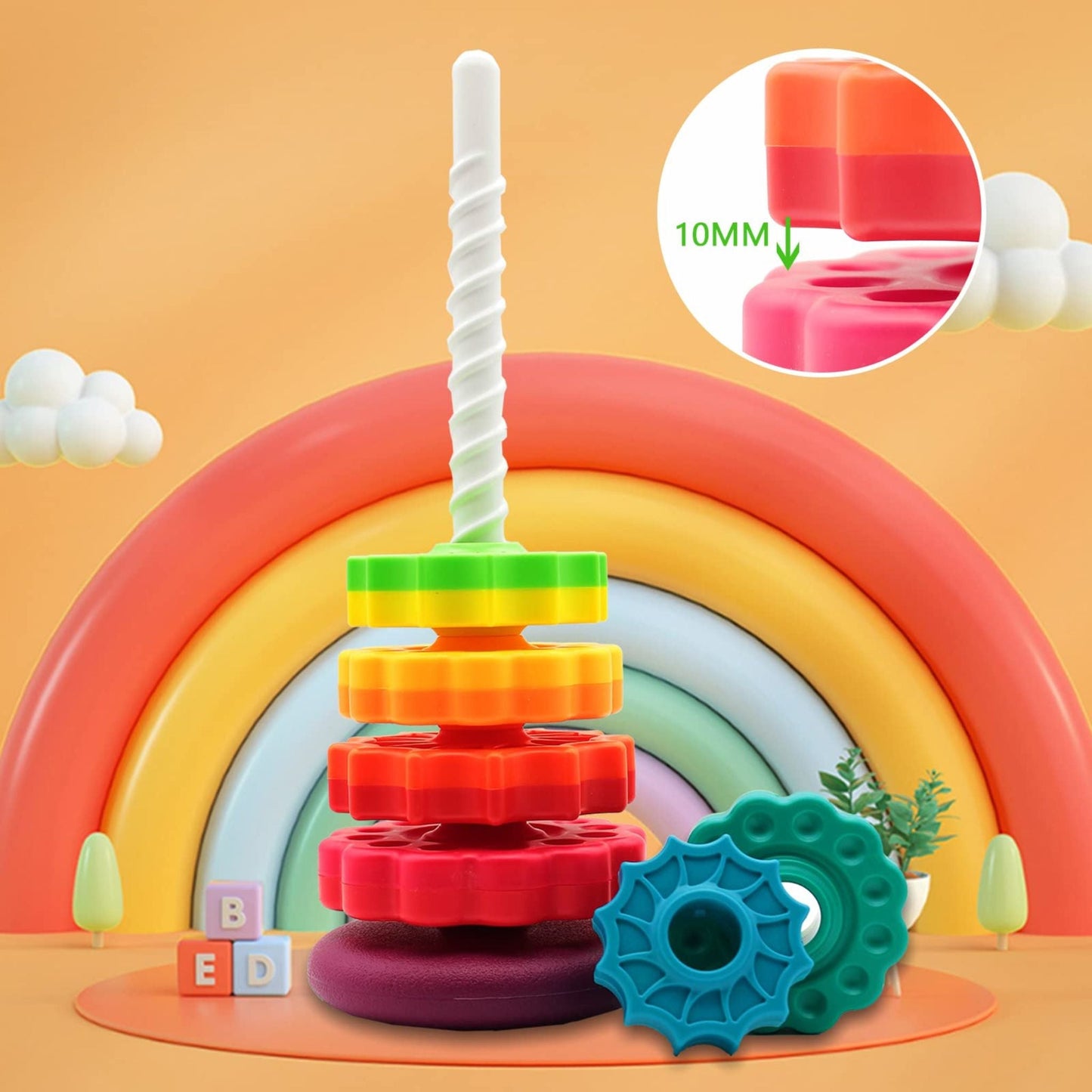 Montessori Rainbow Tower
