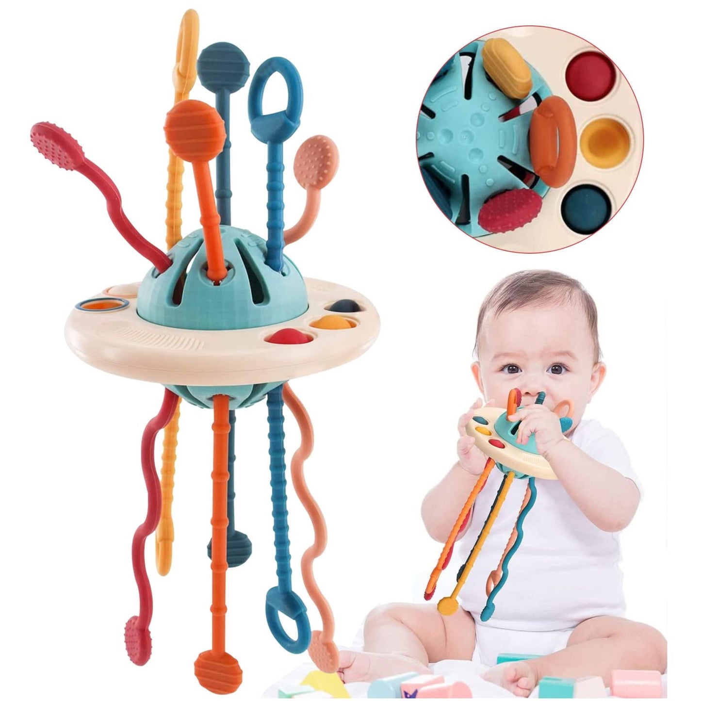 Montessori Silicone Pulling Toy