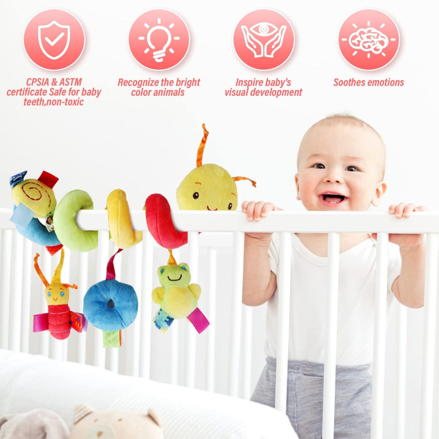 Montessori Soft Bed Wrap Toy