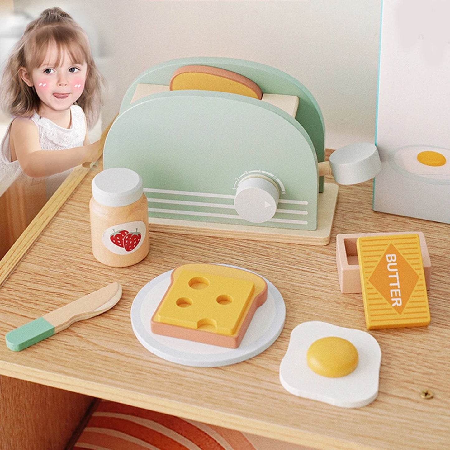 Montessori Toaster Set