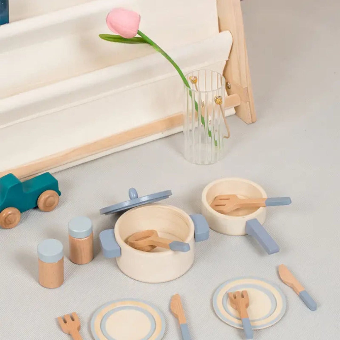 Montessori Wooden Kitchen Toy Set