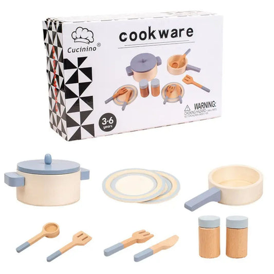 Montessori Wooden Kitchen Toy Set