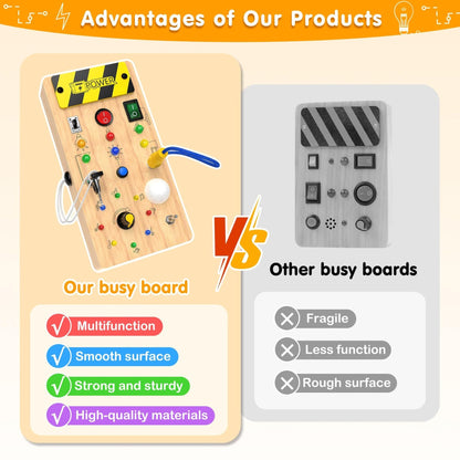 Montessori Wooden Switch Board