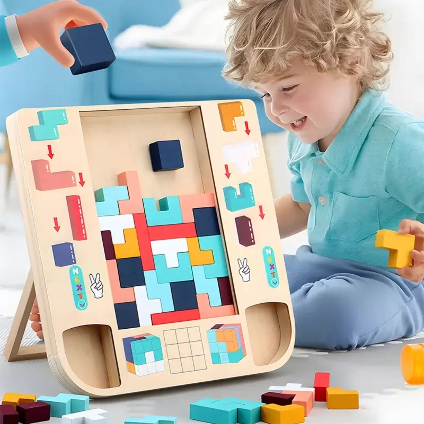 Montessori Wooden Tetris