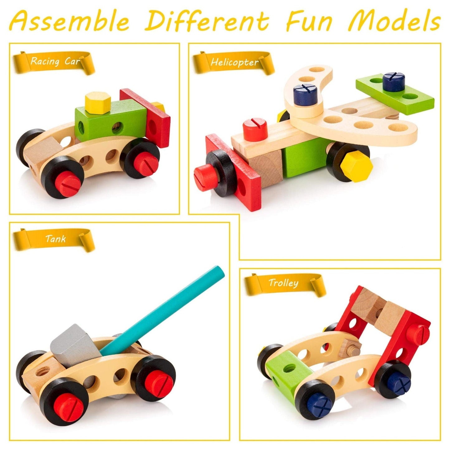 Montessori Wooden Toolbox